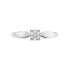 Bague Louisanna Or Blanc Diamant