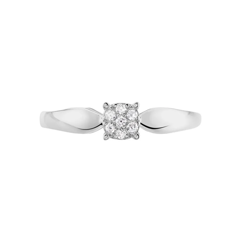 Bague Louisanna Or Blanc Diamant