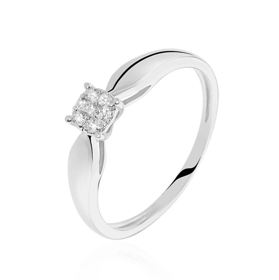 Bague Louisanna Or Blanc Diamant