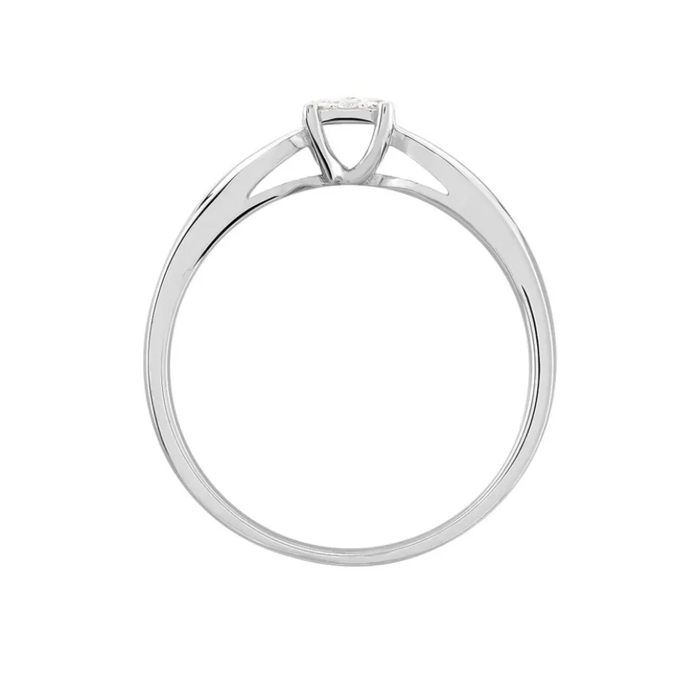 Bague Louisanna Or Blanc Diamant