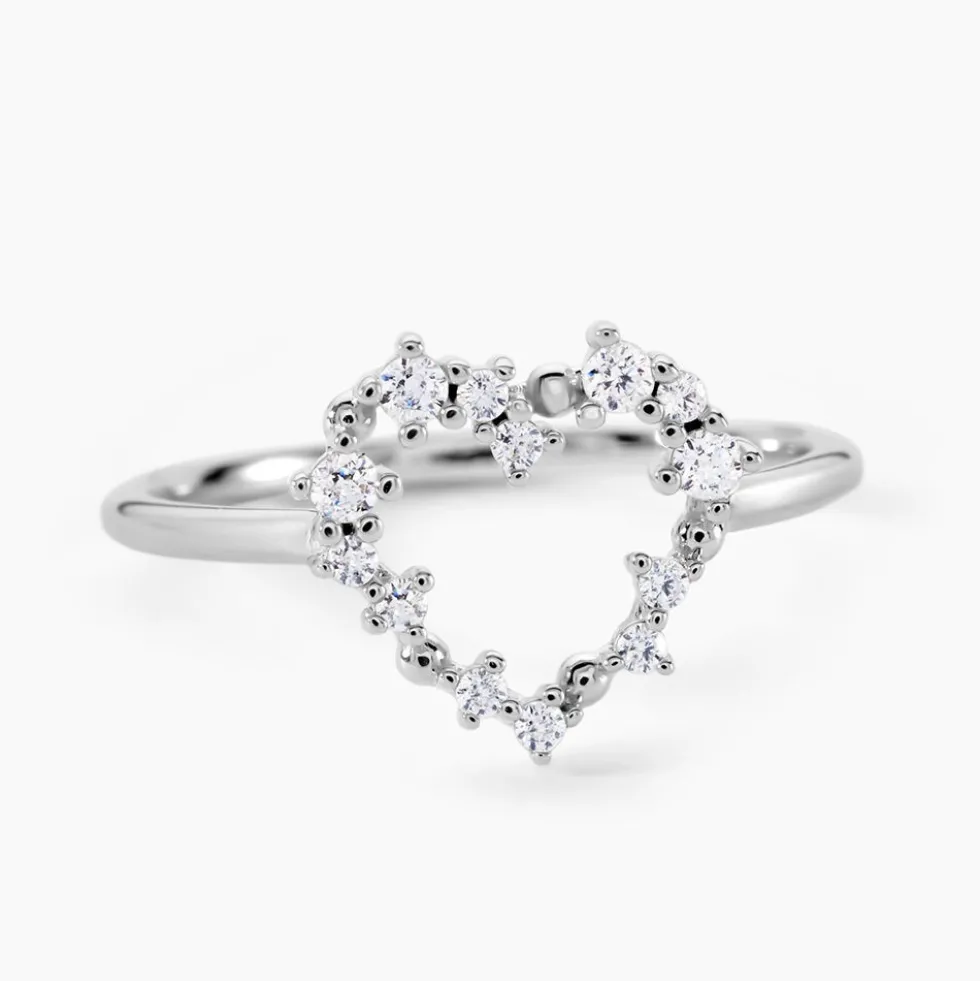 Bague Lovella Argent Blanc Oxyde De Zirconium