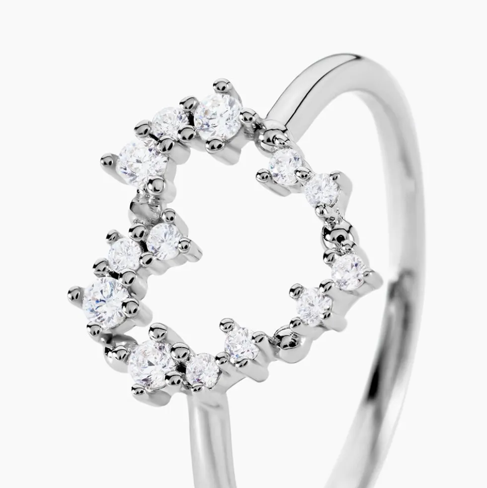 Bague Lovella Argent Blanc Oxyde De Zirconium