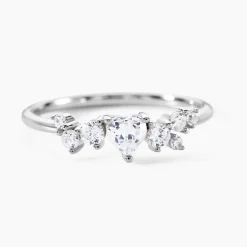 Bague Lovella Argent Blanc Oxyde De Zirconium