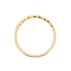 Bague Luz Plaque Or Jaune Oxyde De Zirconium