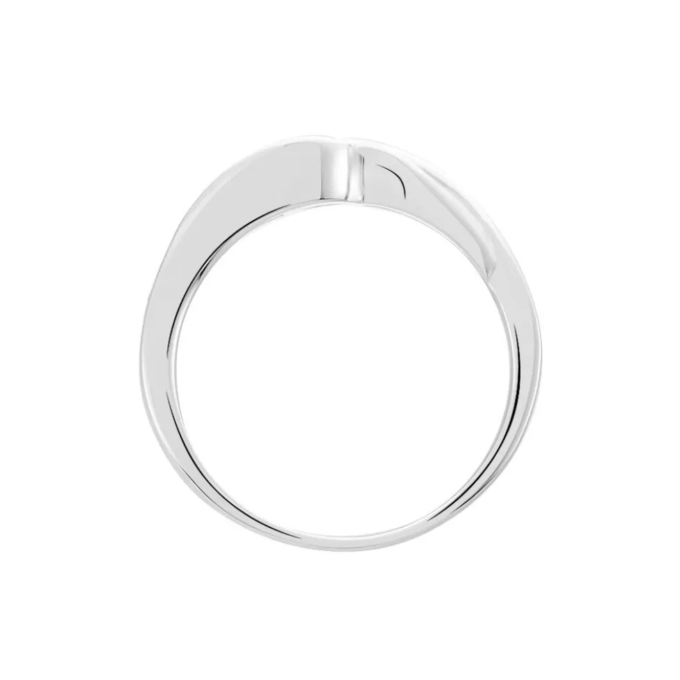 Bague Lysie Argent Blanc Oxyde De Zirconium