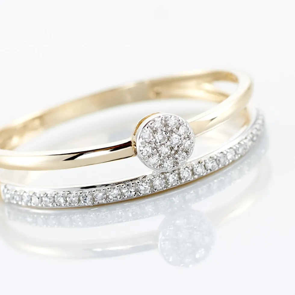 Bague Maellys Or Jaune Diamant