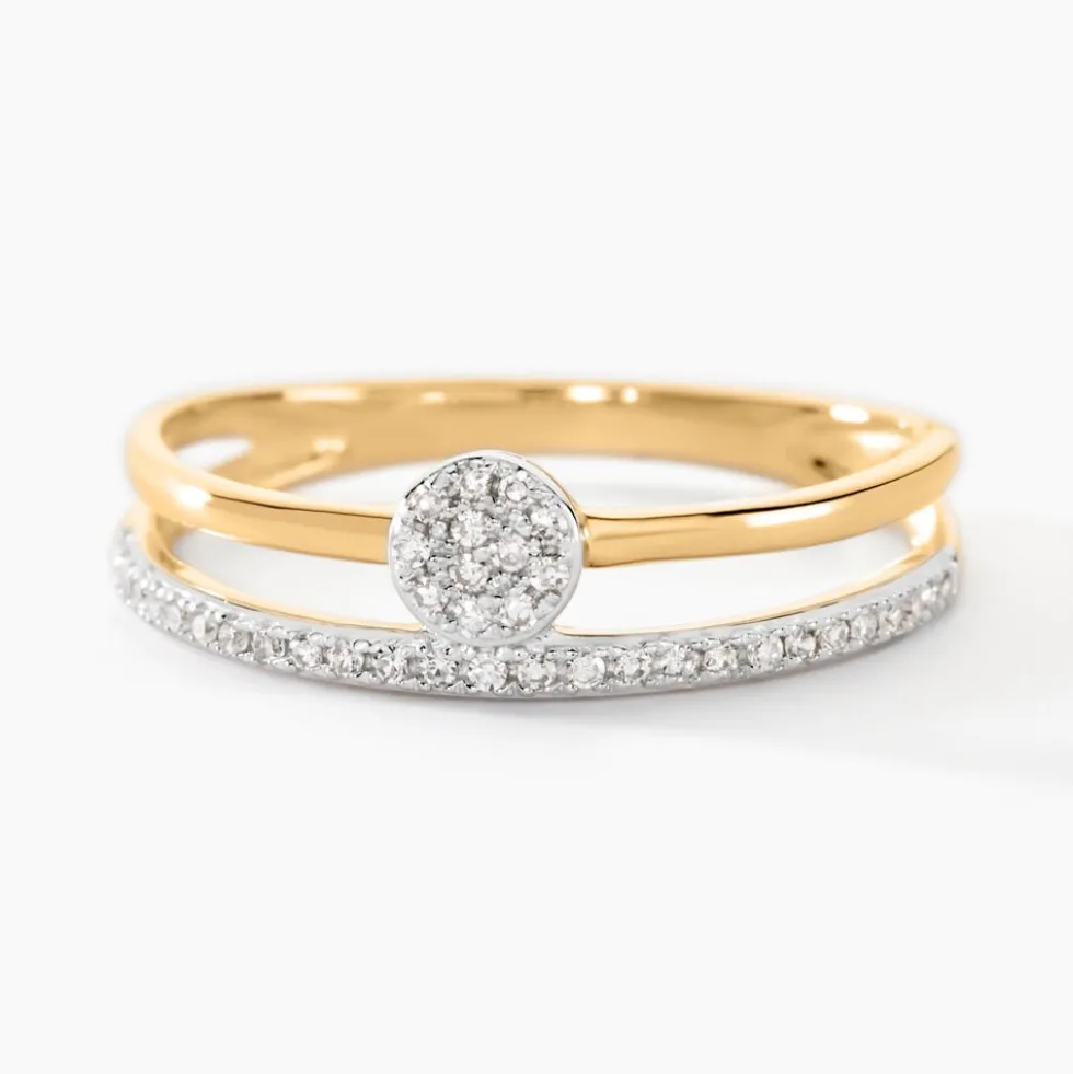 Bague Maellys Or Jaune Diamant