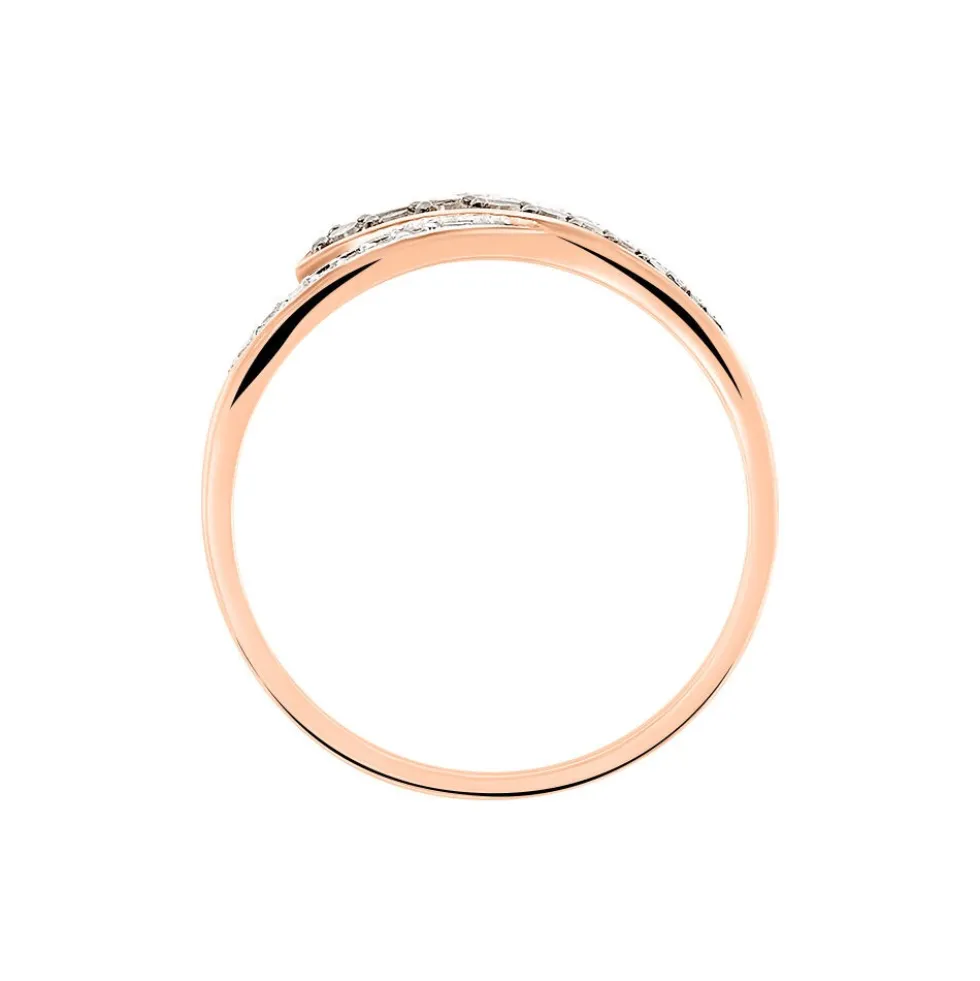 Bague Maelys Or Rose Diamant