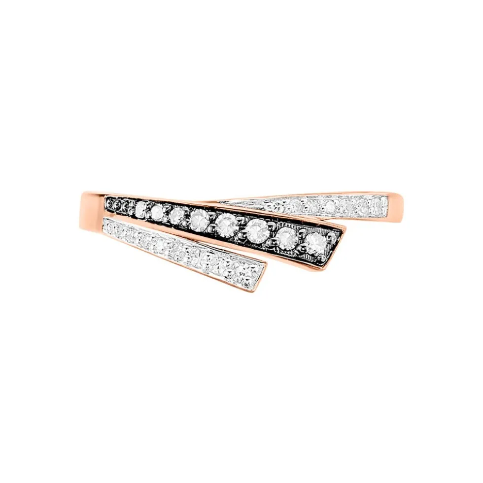 Bague Maelys Or Rose Diamant