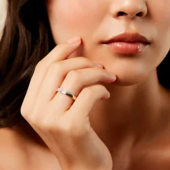 Bague Mahalah Or Jaune Oxyde De Zirconium