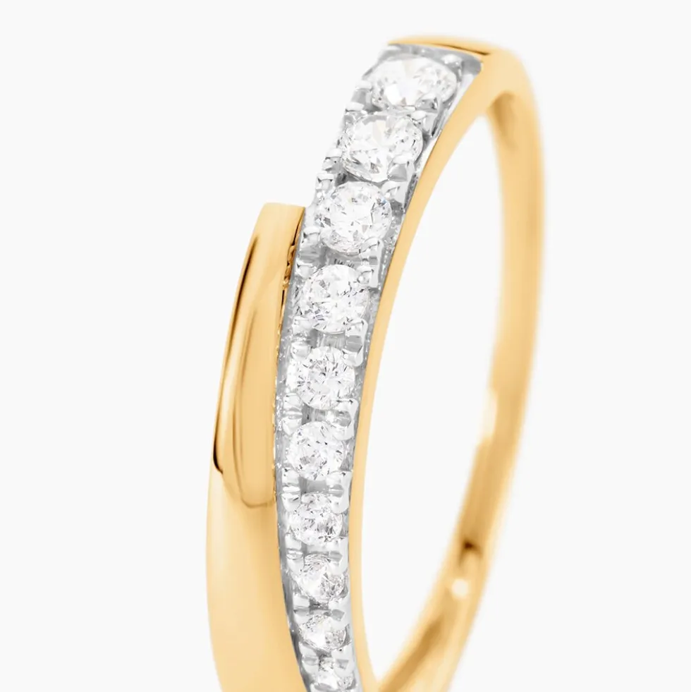 Bague Mahalah Or Jaune Oxyde De Zirconium