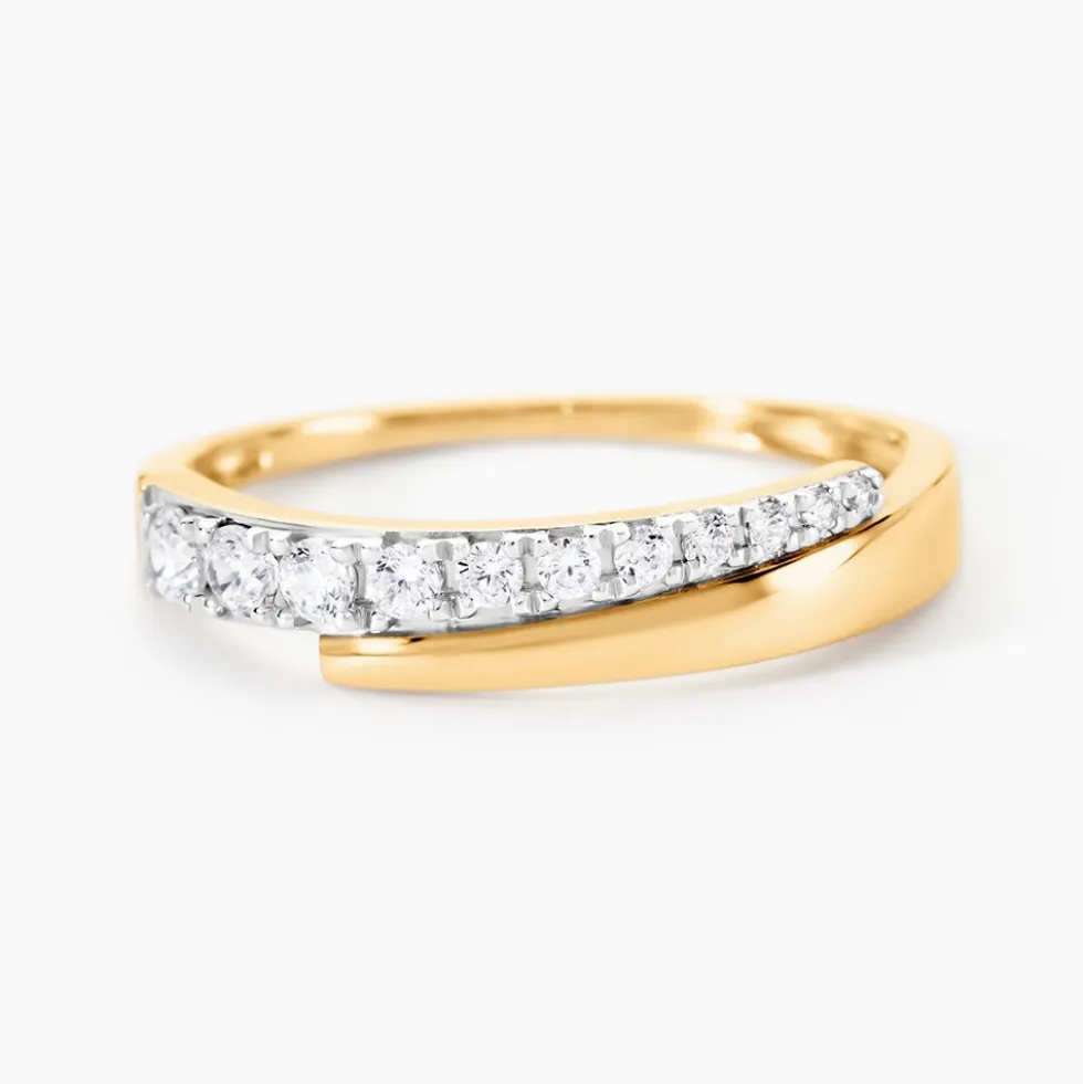 Bague Mahalah Or Jaune Oxyde De Zirconium