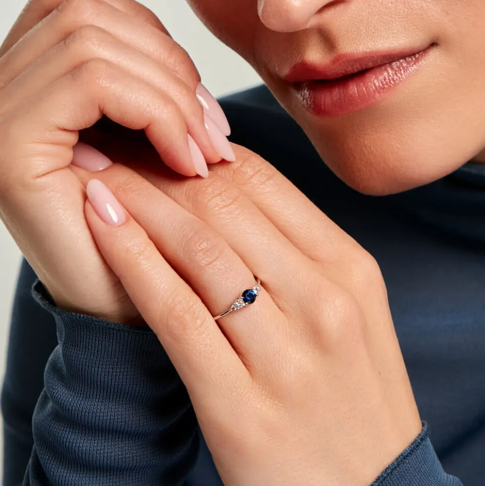 Bague Maiwen Argent Blanc Oxyde De Zirconium