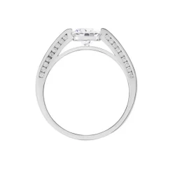 Bague Malou Argent Blanc Oxyde De Zirconium