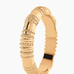 Bague Manua Plaqué Or Jaune