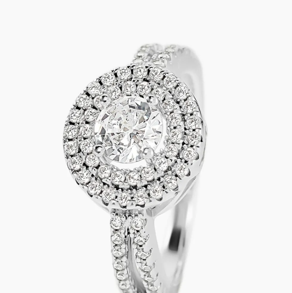 Bague Marie-felix Argent Blanc Oxyde De Zirconium