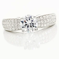 Bague Marilyn Argent Blanc Oxyde De Zirconium