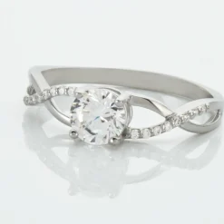Bague Maryna Argent Blanc Oxyde De Zirconium