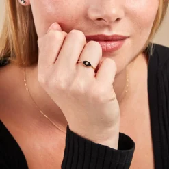 Bague Matiasma Or Jaune Onyx Diamant