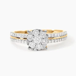 Bague Maurelius Or Jaune Diamant Synthétique