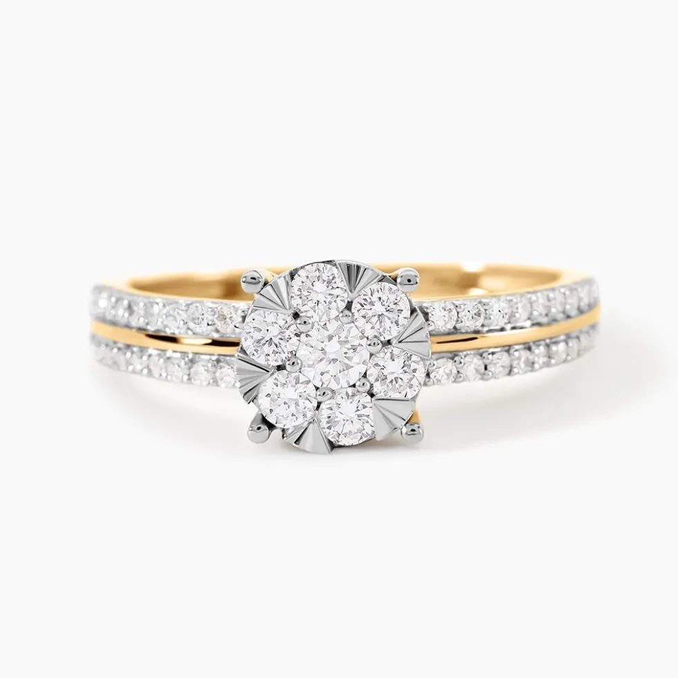 Bague Maurelius Or Jaune Diamant Synthétique