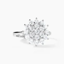 Bague Maximille Argent Blanc Oxyde De Zirconium
