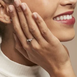 Bague Maymana Argent Blanc Oxyde De Zirconium