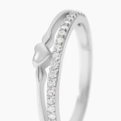 Bague Melanie Argent Blanc Oxyde De Zirconium