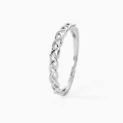 Bague Messina Argent Blanc