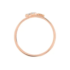 Bague Miguele Argent Rose Oxyde De Zirconium