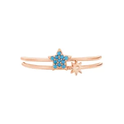 Bague Miguele Argent Rose Oxyde De Zirconium