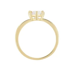 Bague Minos Plaqué Or Oxyde De Zirconium