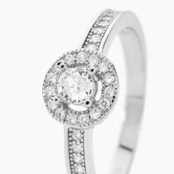 Bague Mélissande Argent Blanc Oxyde De Zirconium