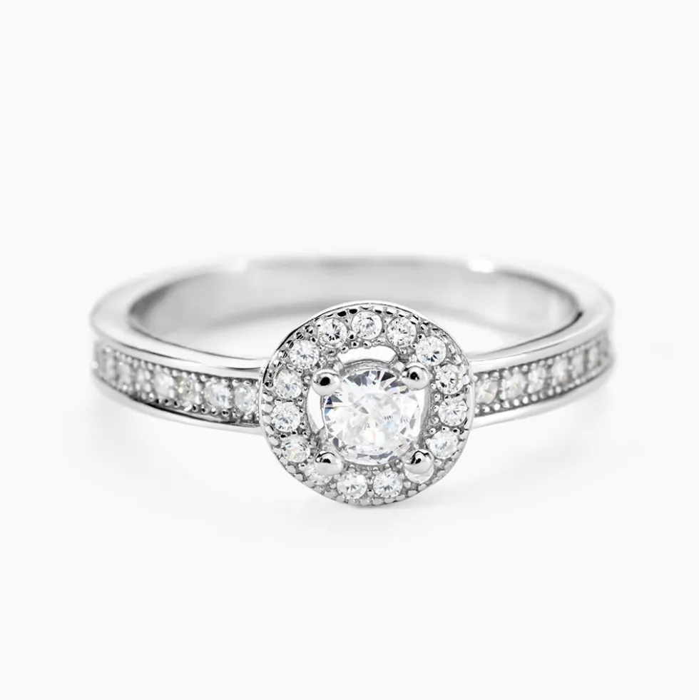Bague Mélissande Argent Blanc Oxyde De Zirconium