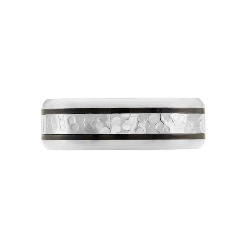 Bague Mollie Acier Blanc