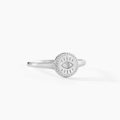 Bague Mystic Argent Blanc