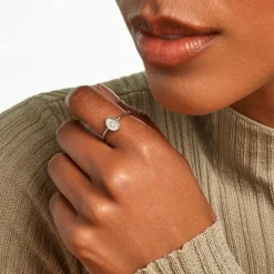 Bague Mystic Argent Blanc