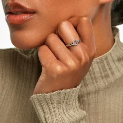 Bague Mystic Argent Blanc Oxyde De Zirconium