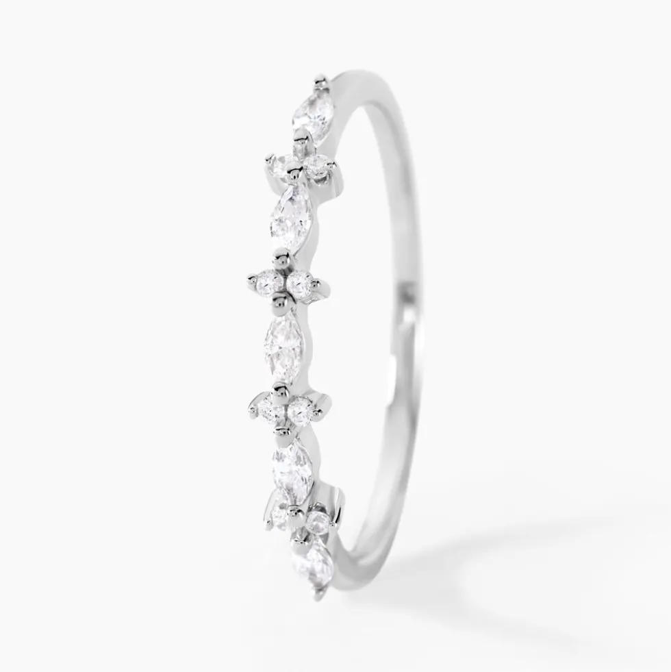 Bague Naura Argent Blanc Oxyde De Zirconium
