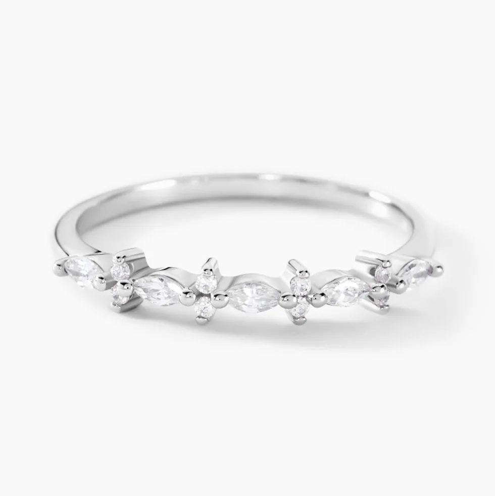 Bague Naura Argent Blanc Oxyde De Zirconium