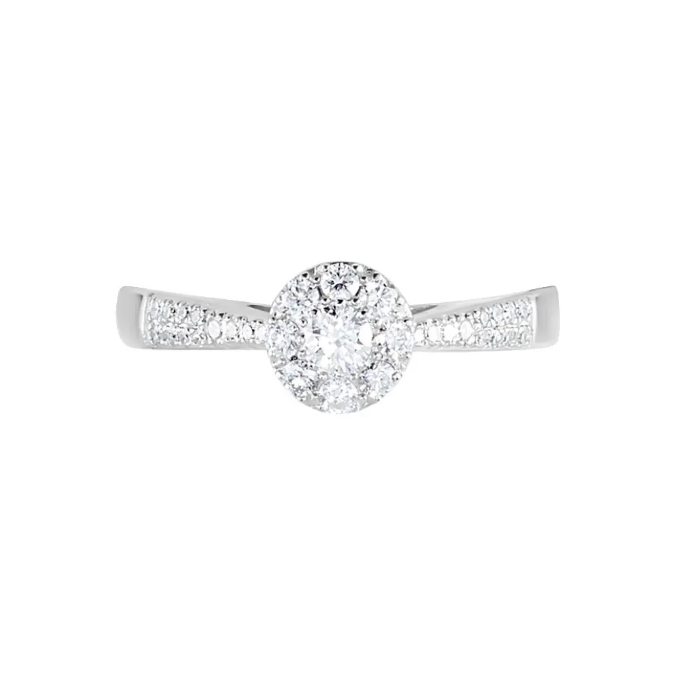 Bague Neptune Or Blanc Diamant