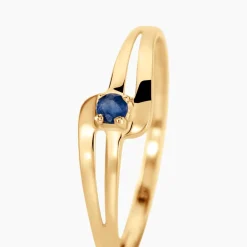 Bague Nesryne Or Jaune Saphir