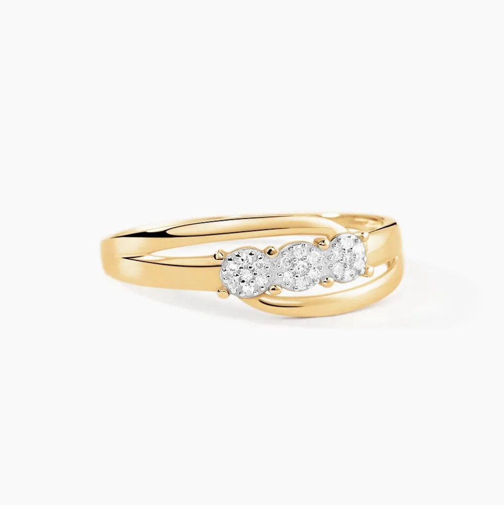 Bague Nolan Or Jaune Diamant