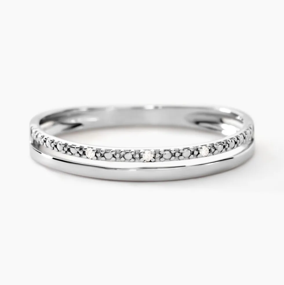 Bague Olena Or Blanc Diamant