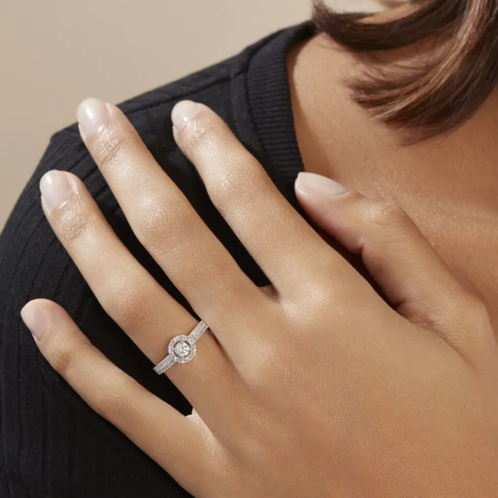 Bague Or Blanc Natanaele Diamants