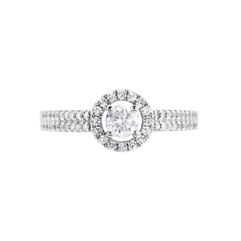 Bague Or Blanc Natanaele Diamants