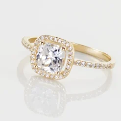 Bague Or Jaune Adrienne Oxydes De Zirconium
