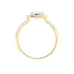 Bague Or Jaune Adrienne Oxydes De Zirconium