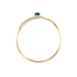 Bague Or Jaune Karmele Emeraude