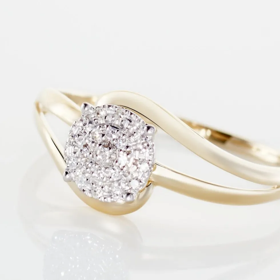 Bague Or Jaune Rosariane Diamants